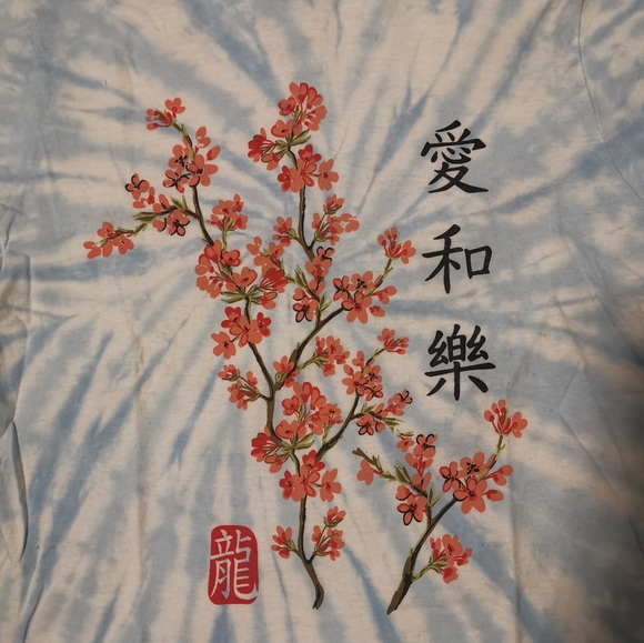 💎UO X Artist Union Cherry Blossom Tie Dye Tee - Picture 5 of 9
